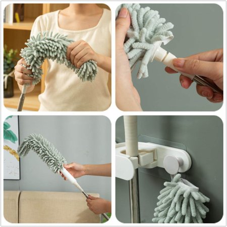 Dusting Rod pitrice 1.3M Telescopic Ceiling Duster Bendable Duster Telescoping rod ...
