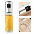 thumbnail image 2 of Botellas de aceite de cocina, botella pulverizadora de aceite, botella de vidrio pulverizadora de aceite plateada, pulverizador de aceite de cocina, rendimiento finamente ajustado, 2 of 8