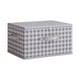 thumbnail image 2 of Caja de almacenamiento (1 unidad), caja para ropa de 40 x 30 x 21 cm, organizador plegable de tela no tejida para armario y orden del hogar (gris)., 2 of 9