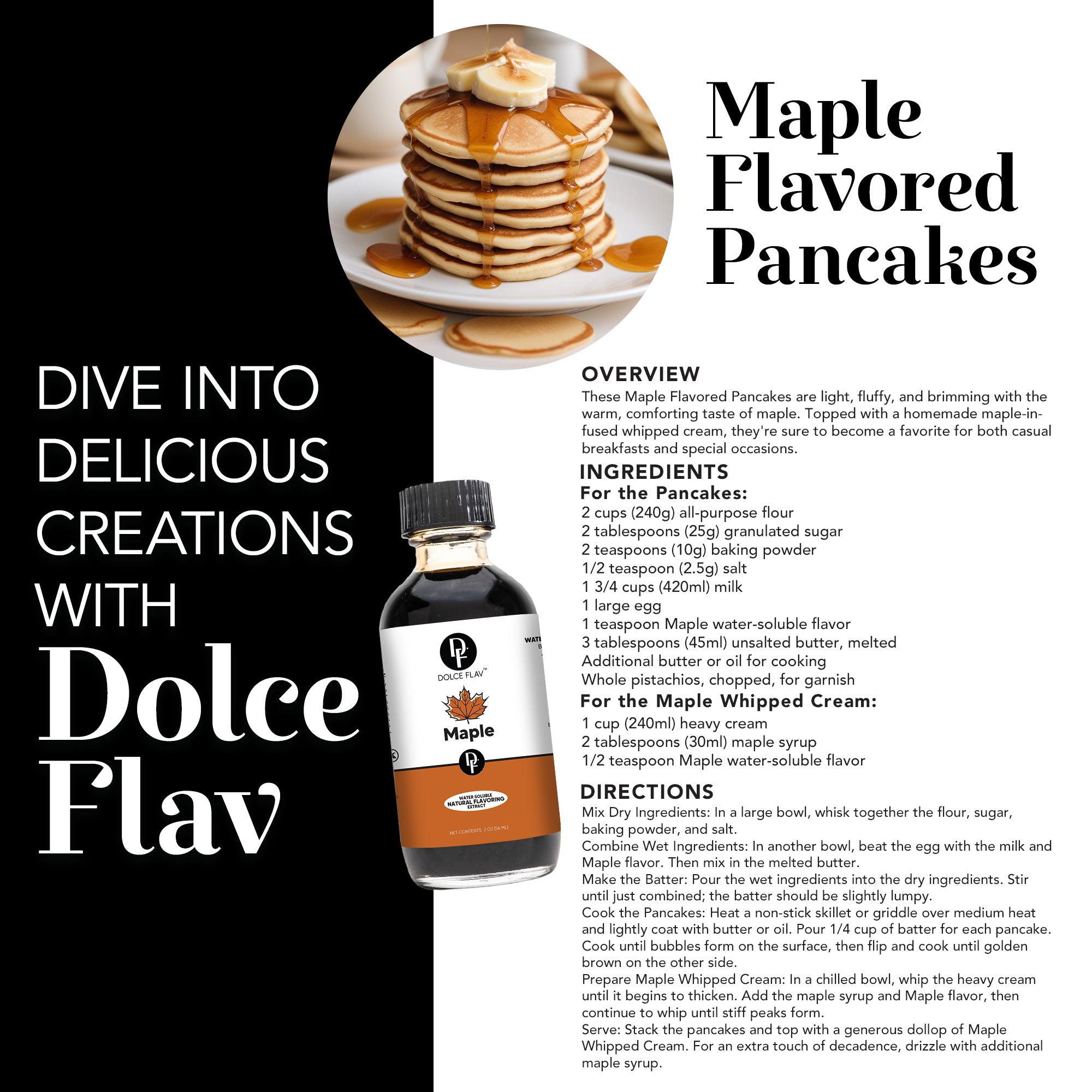 Dolce Flav - Maple Extract Water Soluble 8 oz