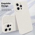 thumbnail image 3 of Funda de teléfono MZELQ para iPhone 14 Pro Silicone Wave Ripple, 3 of 6