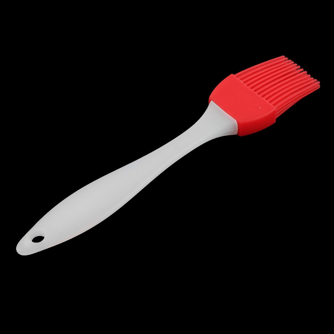 HUBERT® Red Silicone Pastry Brush with Black Plastic Handle - 8 1