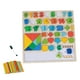 thumbnail image 5 of Rompecabezas de madera para contar, juguete educativo para el desarrollo temprano en edad preescolar para niños. forma de número, 5 of 9