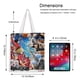 thumbnail image 5 of Haikyuu Bolso de tela con estampado de lienzo para mujer, bolsa de compras reutilizable y estética, con cremallera interior, regalo para mujer,38*45cm., 5 of 6