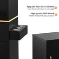 thumbnail image 3 of Katxon Salon Storage Station with 2 Storage Cabinet, 2 Drawers, Black, 3 of 7