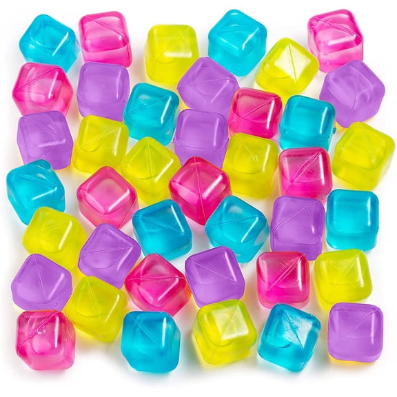 Reusable Ice Square, Refreezable Plastic Square Reusable, for Drinks, Cocktails Like Whiskey, Wine, or Coffee