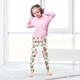thumbnail image 5 of joogoo Girls' Leggings Berries and Leaves Yoga Pants 5T, 5 of 8