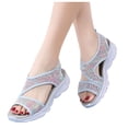 thumbnail image 2 of IUJSOY Womens Walking Sandals Mesh Open Toe Sports Water Sandals Arch Support Athletic Beach Shoes, 2 of 5