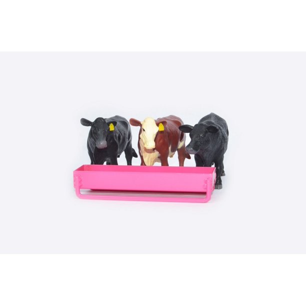 Little Buster Toy Heavy Duty Metal Cattle Grain Feeder Pink 500244