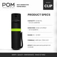 thumbnail image 3 of POM Pepper Spray Flip Top Pocket Clip - Maximum Strength OC Spray - Tactical Compact & Safe Design - 25 Bursts & 10 ft Range - Powerful & Accurate Stream Pattern, 3 of 5