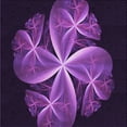 thumbnail image 1 of Ahgly Company Indoor Square Patterned Dark Orchid Purple Area Rugs, 8' Square, 1 of 6