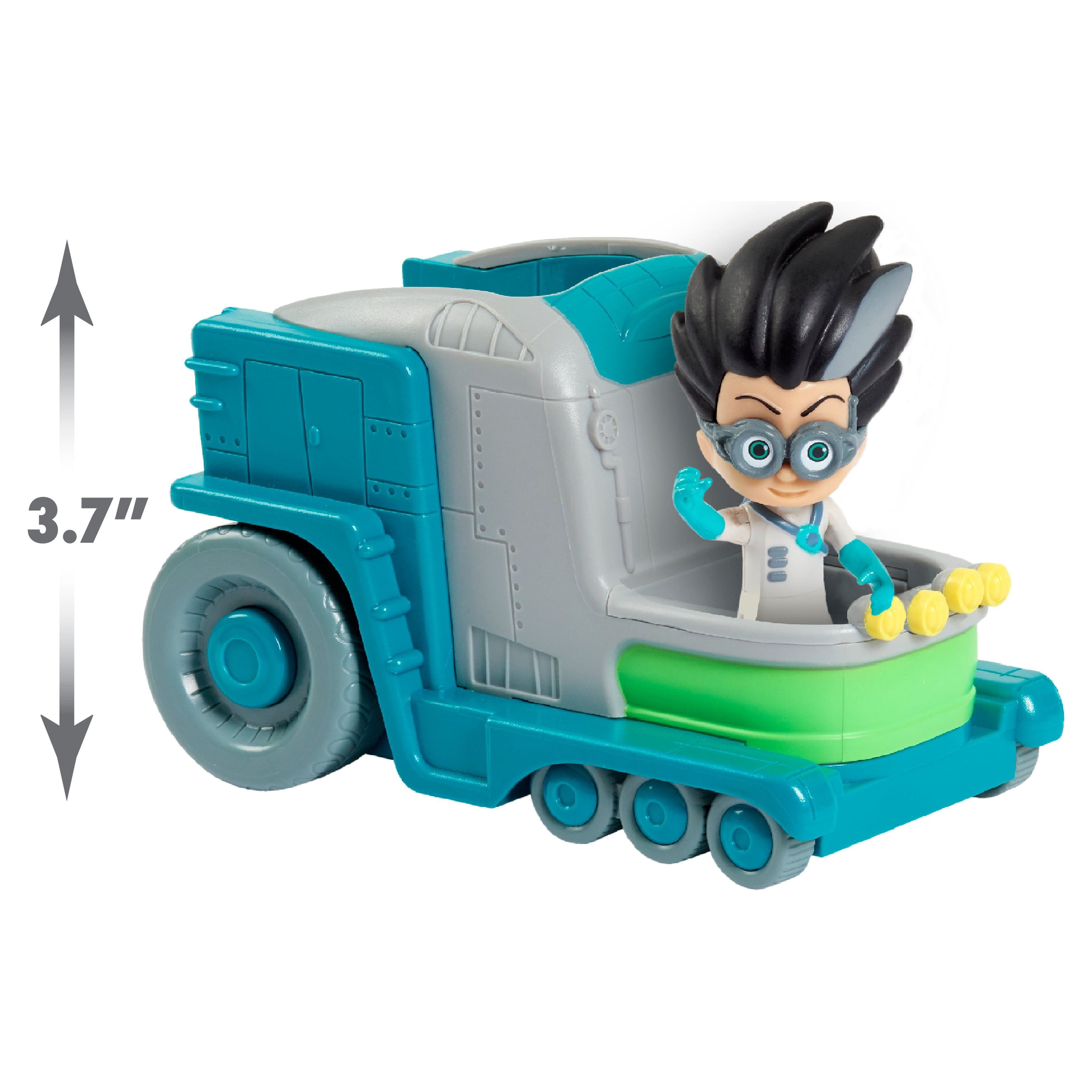 PJ Masks Vehicle Romeo & Romeo's Lab, 2-Piece Figure and Vehicle Set,  Kids Toys for Ages 3 Up, Gifts and Presents