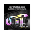 thumbnail image 3 of CORSAIR iCUE AF140 RGB ELITE 140mm PWM Fan - Eight RGB LEDs - AirGuide Technology - Fluid Dynamic Bearing - CORSAIR iCUE Software  Compatible, 3 of 7