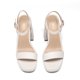 thumbnail image 4 of Sandalia DREAM PAIRS Giselle Blanca con Tacón Bloque Grueso 11 cm, 4 of 6
