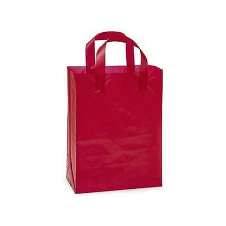 1 Unit Carrier Red Plastic Bags Bulk 3 Mil Ping 9x5x12 Pack 100