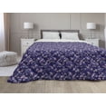 thumbnail image 1 of Navy and Blush Down Alternative Comforter, Pattern Based on Traditional Elements Paisley Old Fashioned Floral, Microfiber Quilt for All Season, 5 Sizes, Multicolor, by Ambesonne, 1 of 3
