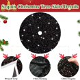 thumbnail image 4 of Falda de árbol de Navidad MODFUNS negra de 91 cm de tela suave, 4 of 6