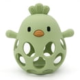 thumbnail image 1 of 1 Pack Baby Teething Toys Soft Silicone, Baby Teethers for Babies 3-6 Months BPA Free, Anti-Drop Teething Mitten, 100% Food-Grade Silicone, Baby Chew Toys for Sucking Needs (Green), 1 of 5