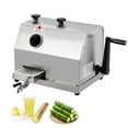 thumbnail image 1 of Extracteur Manuel de Canne à Sucre – 3 Rouleaux en Acier Inoxydable – Goulotte Grand de 2,4 Po – Rendement Élevé de 110 Lb/h – Extracteur Durable – Usage Domestique et Commercial – Type de Table Manuel YF-SY80, 1 of 8