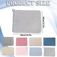 thumbnail image 3 of Large Absorbent Microfiber Dish Drying Mat, 20x15 Inch Kitchen Counter Drainer Pad, 38x50cm, 1 Mat, 3 of 7