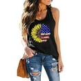 thumbnail image 2 of Dyegold 4th Of July Tank Tops For Women Summer Sleeveless American Flag Shirt Loose Casual Patriotic Graphic Tee Tops Tshirt, 2 of 4