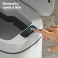 thumbnail image 6 of YiaNXan 14L Automatic Trash Bin with Lid Intelligent Touchless Trash Can Quiet Auto Motion Sensor Rubbish Can IPX5 Waterproof for Bathroom Kitchen Narrow Space, 6 of 9