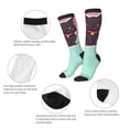 thumbnail image 3 of Naloa Cats On Broomstick Knee Socks, High Socks Long Stretchy Sock Women Knee High Stocking, Long Socks for Women, 3 of 6