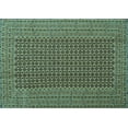 thumbnail image 1 of Ahgly Company Indoor Rectangle Southwestern Light Blue Country Area Rugs, 4' x 6', 1 of 4
