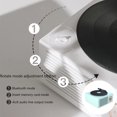 thumbnail image 4 of Turntable Universal Multicolor Wireless Speaker Stereo Sound Box Charging Record Player Home Studio Desktop Hotel Shop Green, 4 of 8
