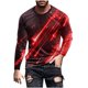 thumbnail image 1 of Blusas y camisas de manga larga y cuello redondo para hombre, camisetas casuales con estampado de moda y cuello redondo, blusas de licra de manga corta para hombre., 1 of 4