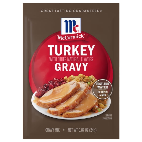 McCormick Turkey Gravy Seasoning Mix, 0.87 oz Packet