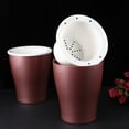 thumbnail image 3 of LITINKIMI 2Pcs Modern Rose Gold Lazy Flower Pot Self Watering Indoor Planter, 3 of 8