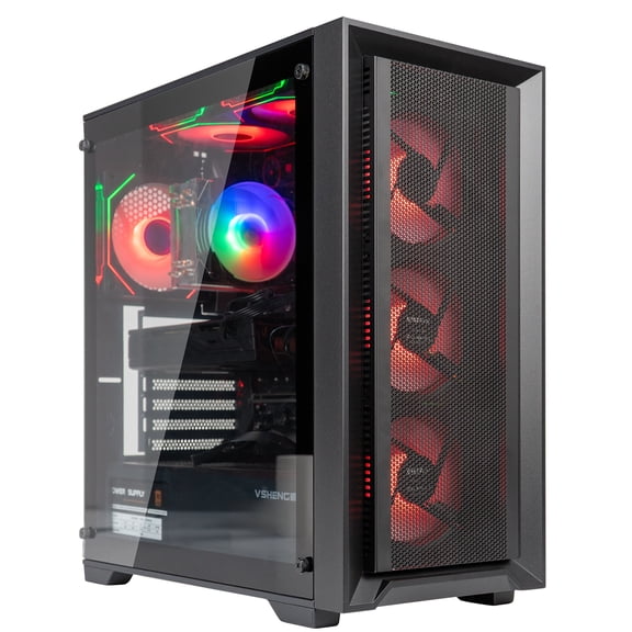Gaming PC Desktop Computer – i5-10600KF up to 4.8GHz, NVIDIA GTX 980, 16GB DDR4 512GB SSD  1TB HDD WiFi 6 BT 5.4, WIN11 RGB KB Mouse