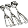 thumbnail image 2 of Big Discount,Stainless Steel Ice Cream Masher, Spring Handle Tool, Durable Construction, Ergonomic Grip, For Home Baking, Kitchen Utensil, Mixing Device, Food Prep Accessory | Metal, Colorful, 2 of 9