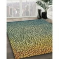 thumbnail image 3 of Ahgly Company Machine Washable Indoor Round Transitional Mocha Brown Area Rugs, 7' Round, 3 of 7