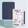 thumbnail image 1 of Tablet Cover For Samsung Galaxy Tab A 10.1'' (2019) Leather Smart Folio Case For SM-T510 SM-T515 Protective Cases capa Navy(A2 Sticker) SM-T510 SM-T515, 1 of 6