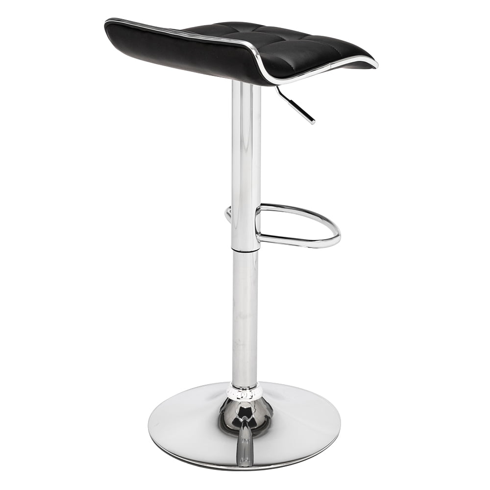 Lowestbest 2PCS Adjustable Bar Stools, Curved Foot Stools, Modern Chair with Swivel, Cotton And Linen Fabric, Black Lowestbest 2PCS Adjustable Bar Stools, Curved Foot Stools, Modern Chair with Swivel, Cotton And Linen Fabric, Black
