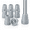 Gray, variant on SupreGear Cane Tips 3/4 inch Rubber Non-Slip Traction Tip, 4 Pack for Walking Canes