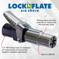 thumbnail image 2 of LockNFlate Air Chuck - Compatible with Tire Inflators - Six Steel Jaws, Closed Flow, 2 of 4
