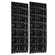 thumbnail image 1 of Decoraciones de otoño para el hogar, 2 cortinas de tul con hojas de enredadera, paneles de cortina para puerta y ventana, cenefas transparentes para bufandas, decoración de pared, 1 of 4