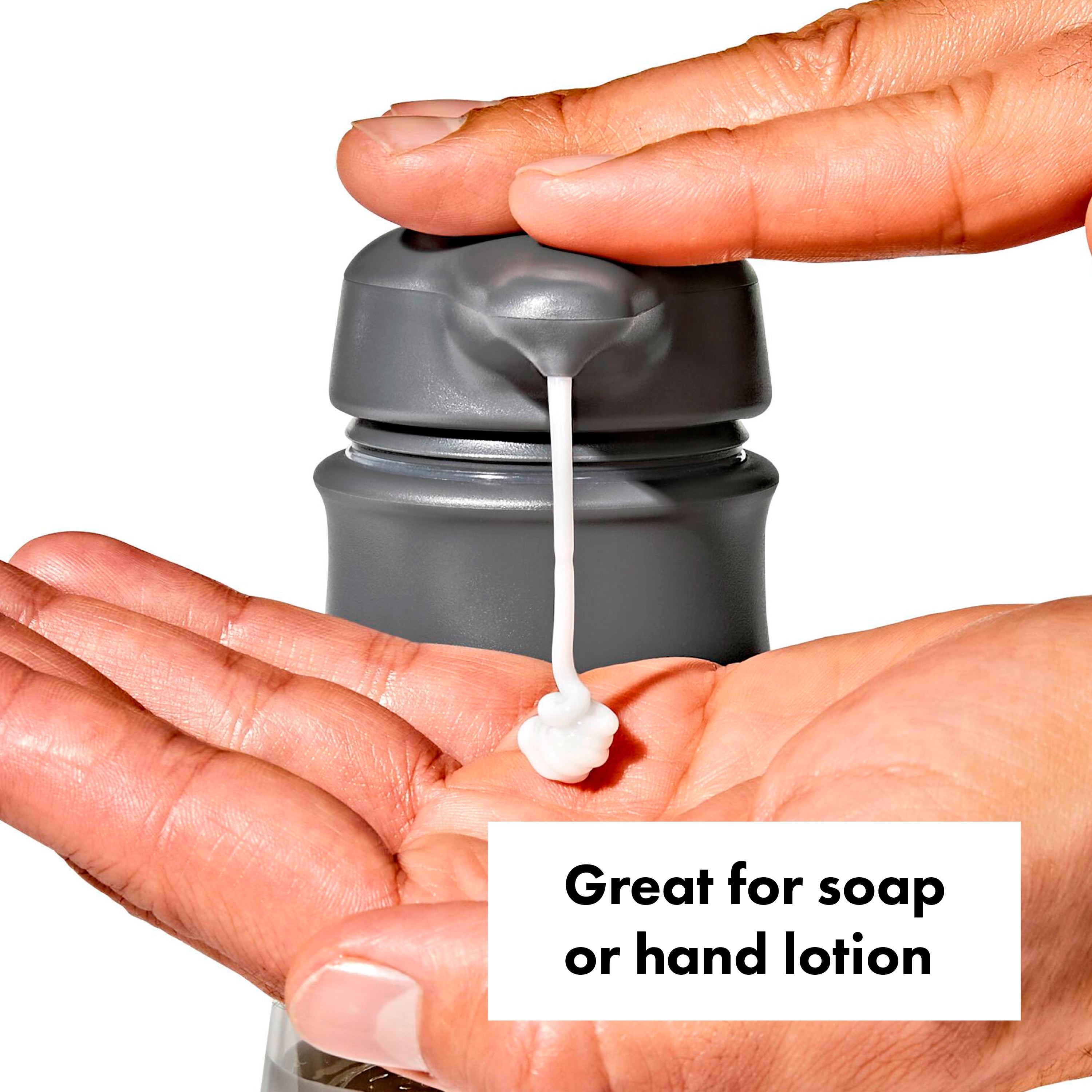 (2 pack) OXO 15-Oz Soap Dispenser, Clear