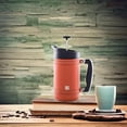 thumbnail image 4 of BaseCamp Coffee Press - Double Wall Insulated Stainless Steel - Bru-Stop Technology, No Grounds in Coffee, No Spill Lid (Red Rock, 32 fl.oz), 4 of 4