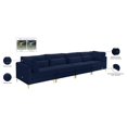 thumbnail image 4 of Meridian Furniture Canapé Modulaire en Velours Marine Julia, 4 of 5