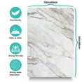 thumbnail image 5 of Pet Food Mat Absobing Durable Dog Water Mat Marble Grey Cat Feeding Mat Dog Water Bowl Mat for Messy Drinker, 5 of 7