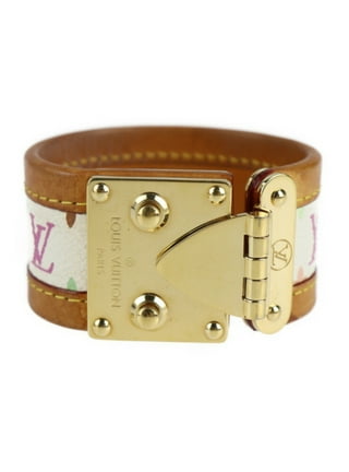 Authenticated Used Louis Vuitton LOUIS VUITTON bracelet chain monogram M  size 16.5cm silver metal M00308 