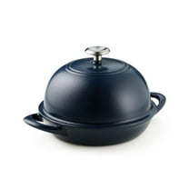 Tramontina 9.5" Enamel Cast Iron Bread Oven, Matte Navy