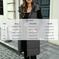 thumbnail image 2 of cocolona Long Puffer Vest for Women Trendy Hooded Sleeveless Stand Collar Button Down Long Coat Quilted Winter Warm Snow Overcoat with Pocket, 2 of 7