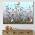 thumbnail image 2 of Designart ' Chinoiserie With Peonies and Birds II ' Traditional Canvas Wall Art Print, 2 of 4