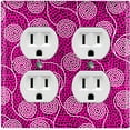 thumbnail image 1 of Metal Light Switch Plate Cover Colorful Safari African Tribal Art Pattern SFR031, 1 of 13