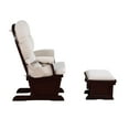 thumbnail image 4 of Suite Bebe Madison Glider and Ottoman Espresso Wood and Latte Fabric, 4 of 5